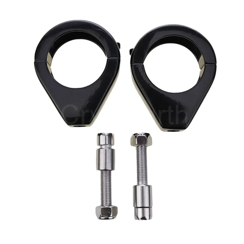 Colliers de fourche pour clignotants pour Harley Sportster Dyna Softail - vue 11