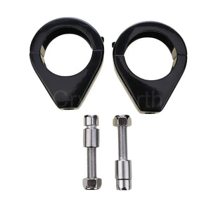Colliers de fourche pour clignotants pour Harley Sportster Dyna Softail - vue 11