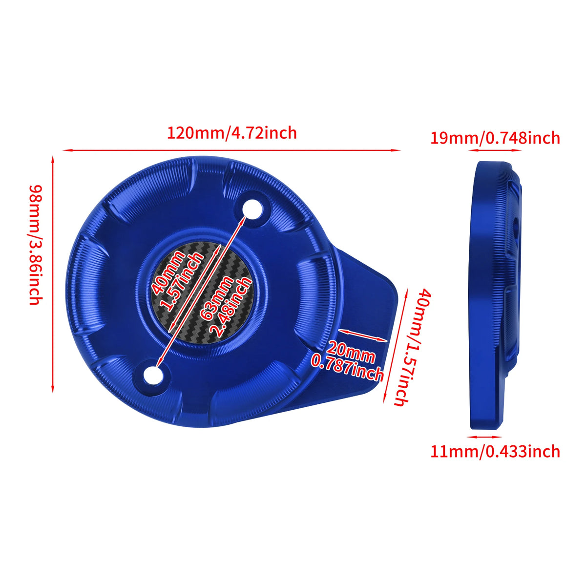 Cache de Distribution CNC (Timing Cover) - Harley-Davidson Touring 2023.5+, FLHXSE/FLTRX 2024+, Softail 2025 et plus récent – photo 6/12