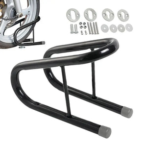 Cale-roue avant tubulaire pour moto Harley - vue 4