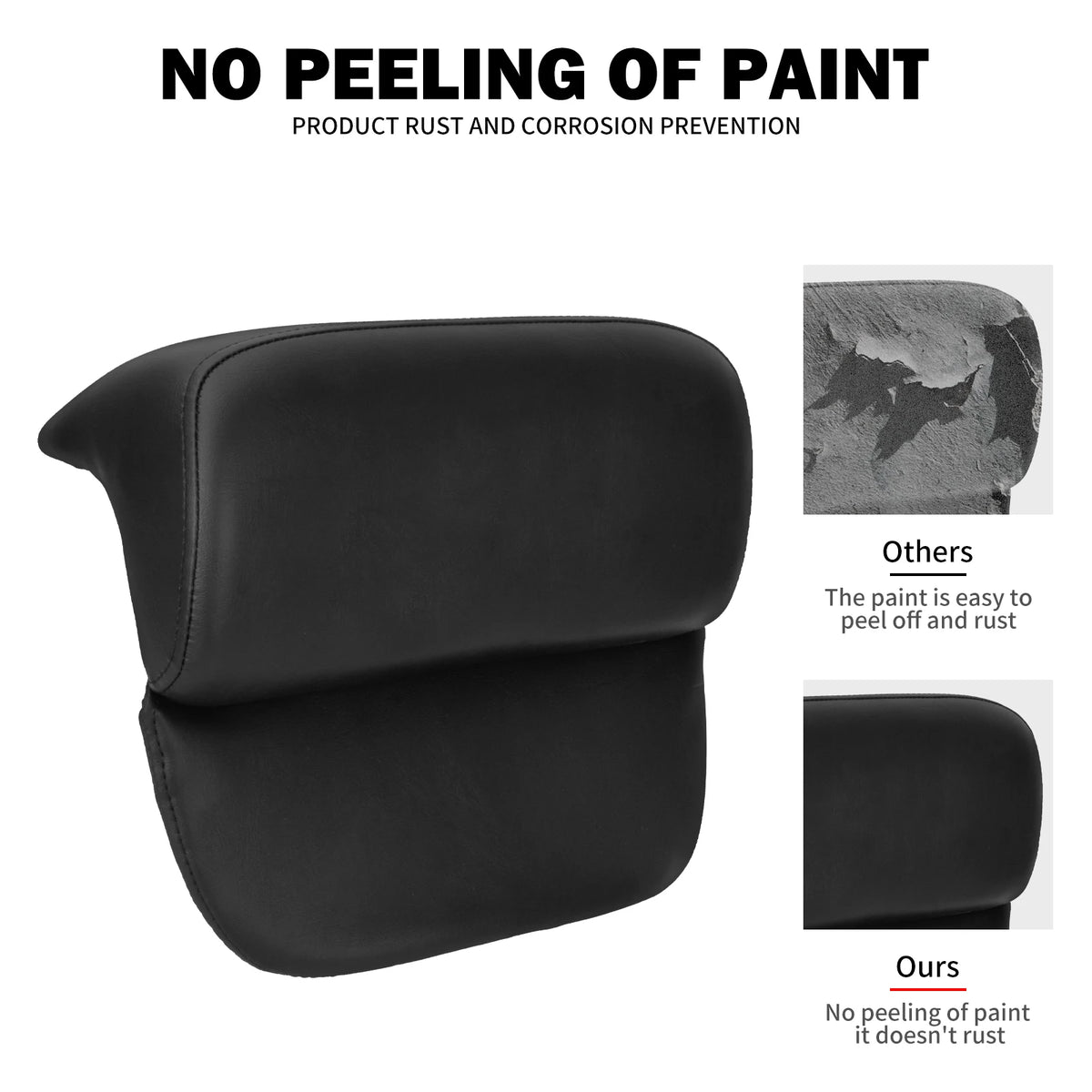 Coussin de dossier noir pour top case de Harley-Davidson Touring - vue 3