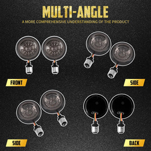 Clignotants LED Bullet 1157 (Avant/Arrière) - Harley-Davidson Softail, Dyna, Touring, Trike, Sportster (2014 et +, Modèles à Clignotants Bullet) – photo 2/8
