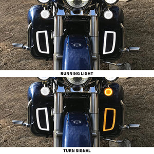 Grilles LED de Carénage Bas avec Clignotants et Feux de Position - Harley-Davidson Touring 2014-2024 – photo 3/8