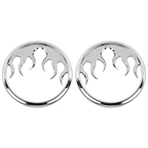 Caches de haut-parleurs motif flammes en ABS pour Harley-Davidson Electra Glide, Street Glide et Trike 2014-2022 - vue 8