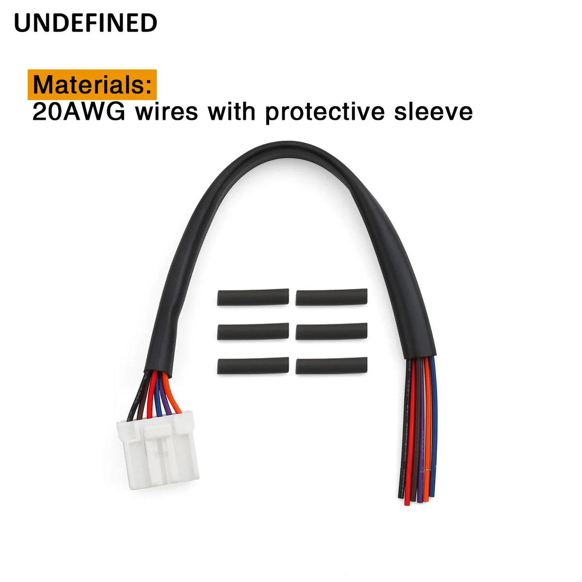 Connecteur de faisceau électrique 6 broches (Amp/Tyco, mâle/femelle) pour Harley-Davidson Sportster 883, Dyna, Softail, Touring, Road King, Street Glide (1999-2013)
