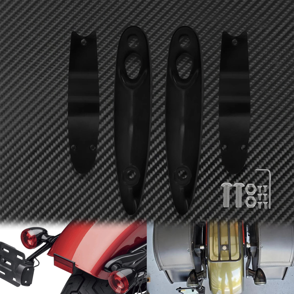 Kit de Déport pour Clignotants Arrière - Harley-Davidson Softail 2000-2022 – photo 7/8