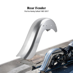 Garde-boue Arrière Rallongé en Acier (Non Peint) - Harley-Davidson Softail 1986-2017 – photo 1/6