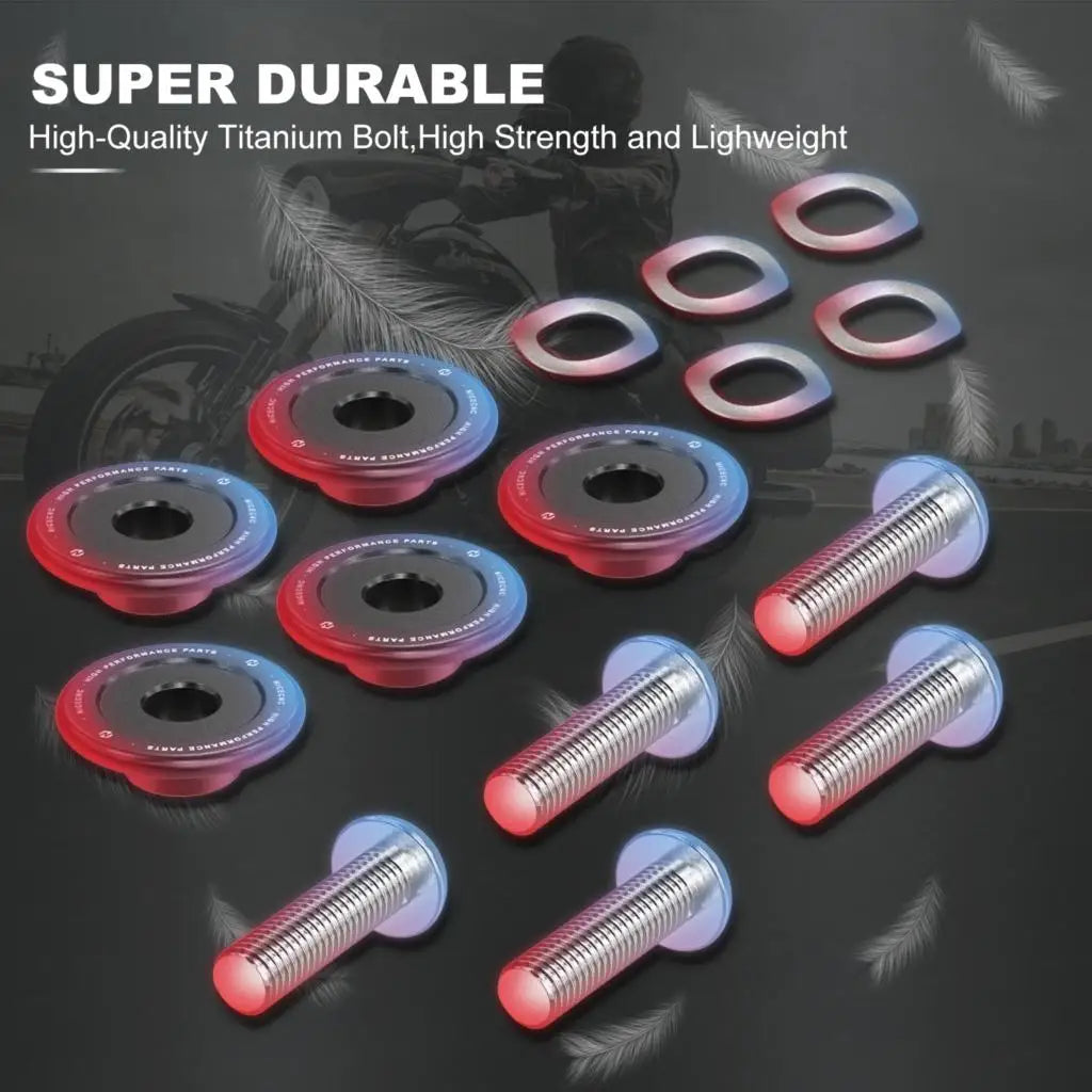 Kit Visserie de Disque de Frein Avant en Titane - Harley-Davidson Street Glide, Road Glide, Road King, Electra Glide, Tri Glide – photo 4/6