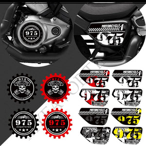 Autocollant décoratif sur réservoir de Harley Nightster - vue 1