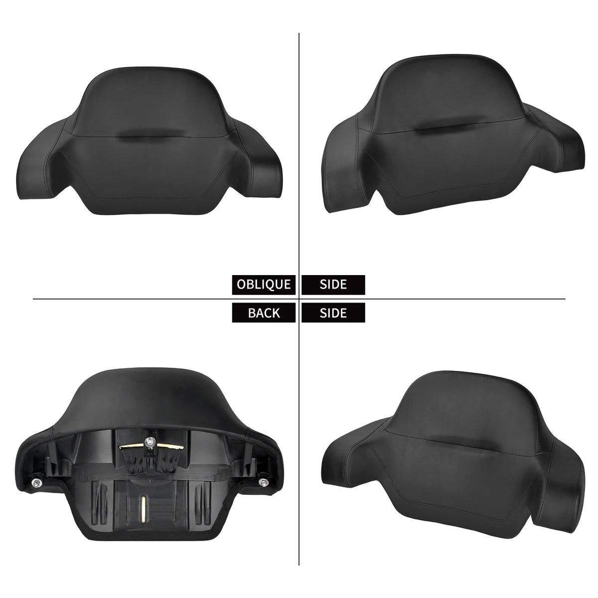 Coussin de dossier noir pour top case de Harley-Davidson Touring - vue 5
