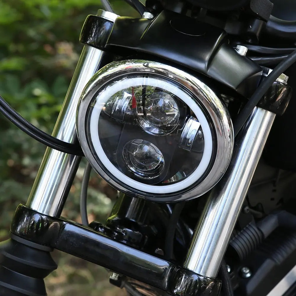 Phare LED 5,75 pouces pour Harley Sportster Dyna - vue 4