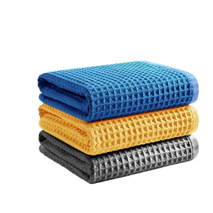 Serviette Microfibre Nid d'Abeille pour Vitres et Séchage - Auto, Maison – photo 6/12
