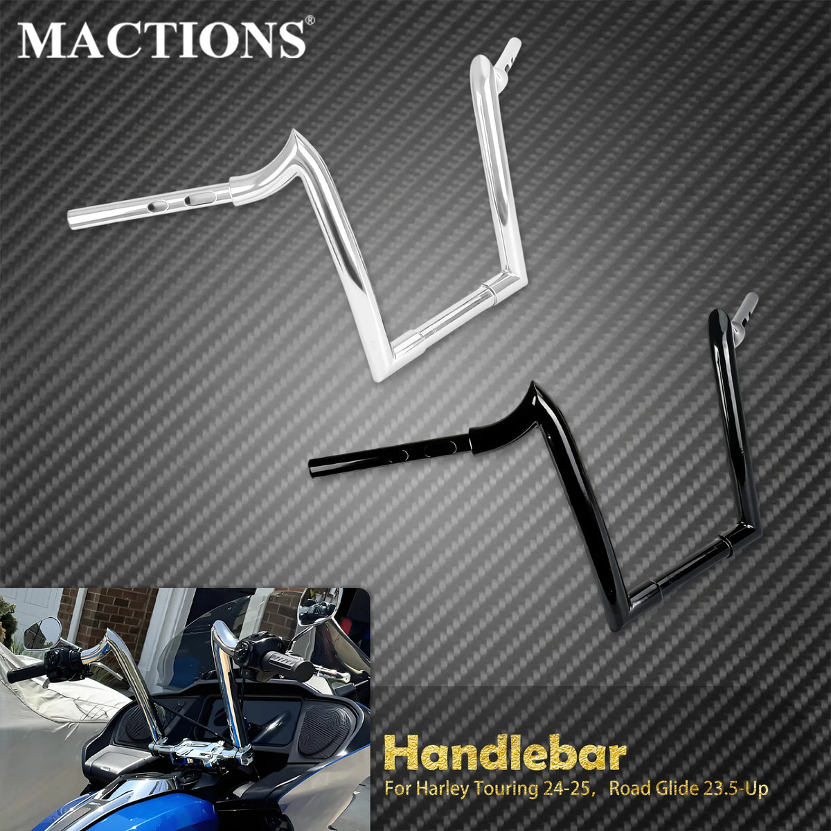 Guidon Complet - Harley-Davidson Touring & Road Glide 2023.5-2025 – photo 1/8