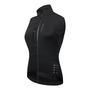 Gilet thermique cyclisme WOSAWE noir sans manches - vue 11
