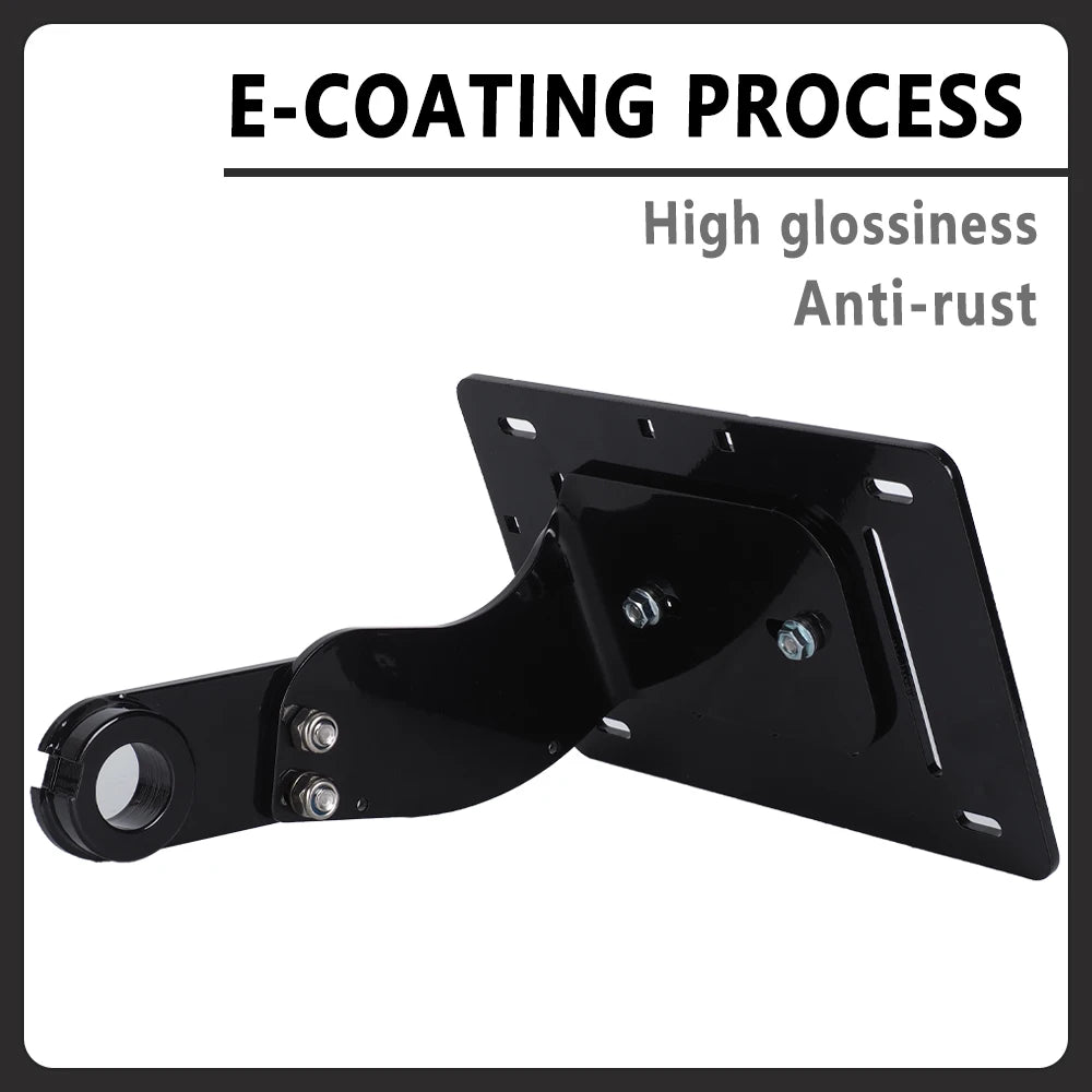 Support latéral de plaque d'immatriculation avec LED pour Harley Fat Boy, Breakout, Heritage Classic, Low Rider - vue 5
