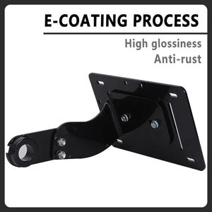 Support latéral de plaque d'immatriculation avec LED pour Harley Fat Boy, Breakout, Heritage Classic, Low Rider - vue 5