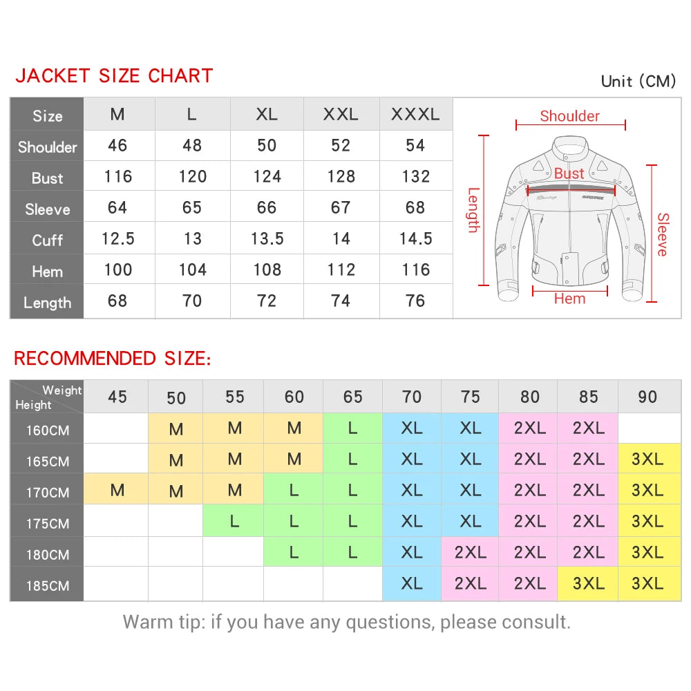 Blouson moto tout-terrain imperméable - vue - vue 3