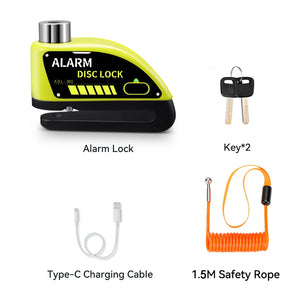 Bloque-disque moto Extractme avec alarme 120 dB rechargeable - vue 8