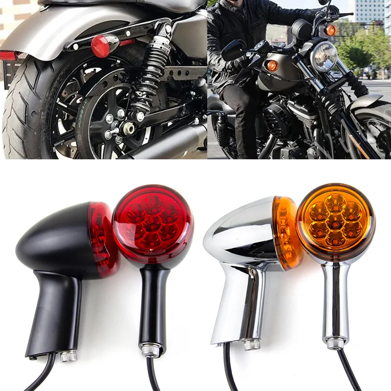 Clignotants arrière LED pour Harley Sportster - vue 1