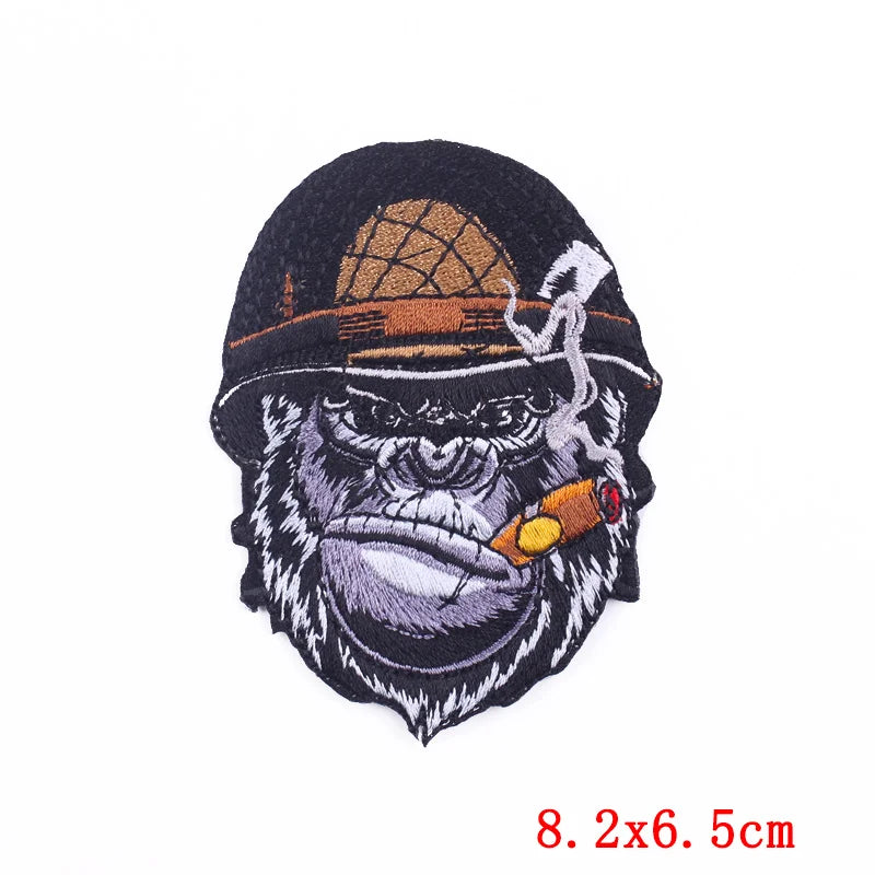 Écusson brodé biker/punk thermocollant - vue 23