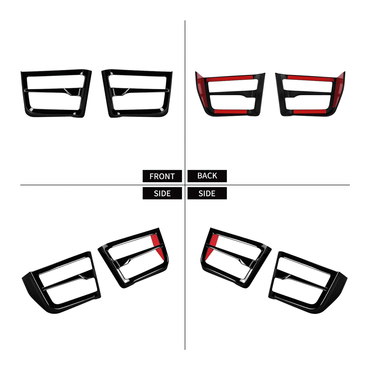 Grille de haut-parleur chromée pour Honda Gold Wing - vue 5