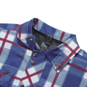 Blouson moto homme WOSAWE à carreaux - vue 5