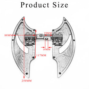 Repose-pieds slim pour Harley-Davidson Touring, Electra Glide, Road King, Dyna et Sportster 883/1200 – photo 2/8