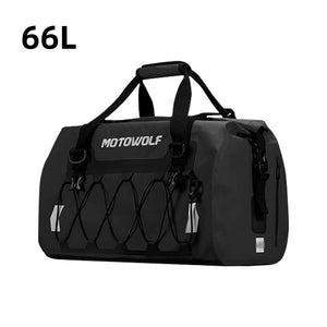 Sac de selle arrière noir étanche pour moto - vue 16