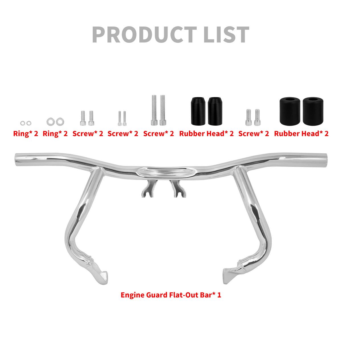 Sabot moteur chromé pour Harley-Davidson Touring - vue 6