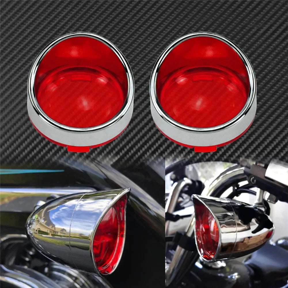 Visières de clignotants pour Harley Touring, Softail, Sportster - vue 7