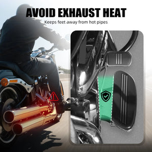 Kit Extensions de Marchepieds Conducteur (+3,2cm) pour Harley Street Glide, Road Glide, Road King – photo 3/7