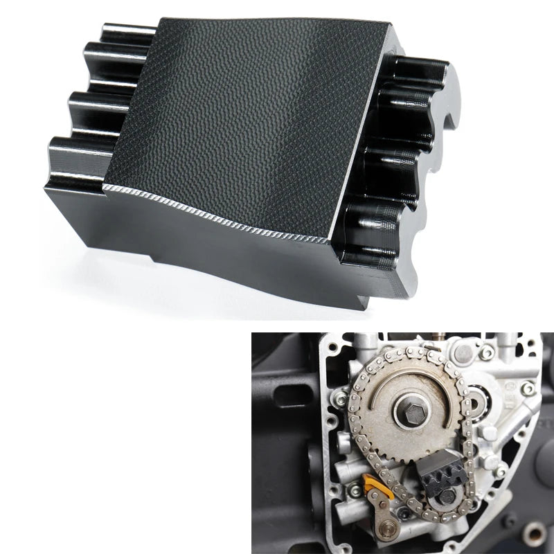 Outil de Blocage d'Arbre à Cames Double Tête - Harley-Davidson Twin Cam 1999-2017, M8 2017-2024, Dyna 1999-2006 – photo 1/11