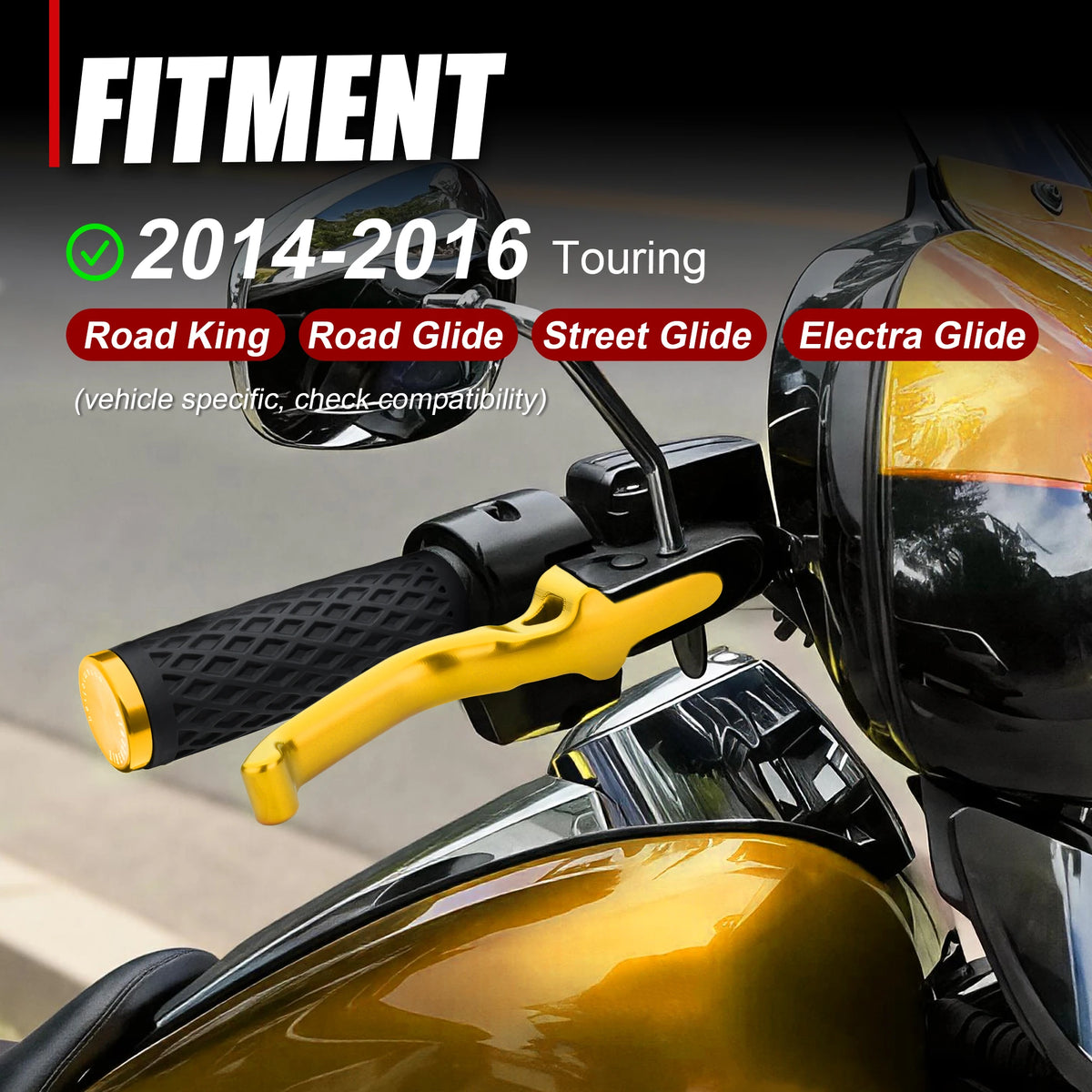 Kit de leviers de frein et d'embrayage - Harley-Davidson Touring 2014-2016 – photo 2/14
