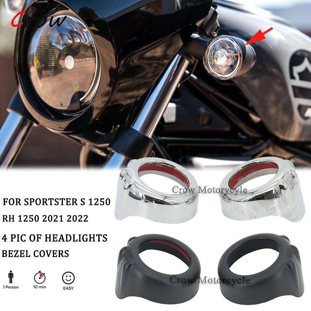Caches de Clignotants CNC pour Harley Sportster S, Nightster 975, Pan America 1250 – photo 1/8