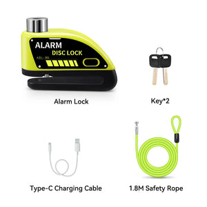 Bloque-disque moto Extractme avec alarme 120 dB rechargeable - vue 21