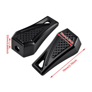Cale de sélecteur de vitesse chromée pour moto Harley-Davidson - vue 6