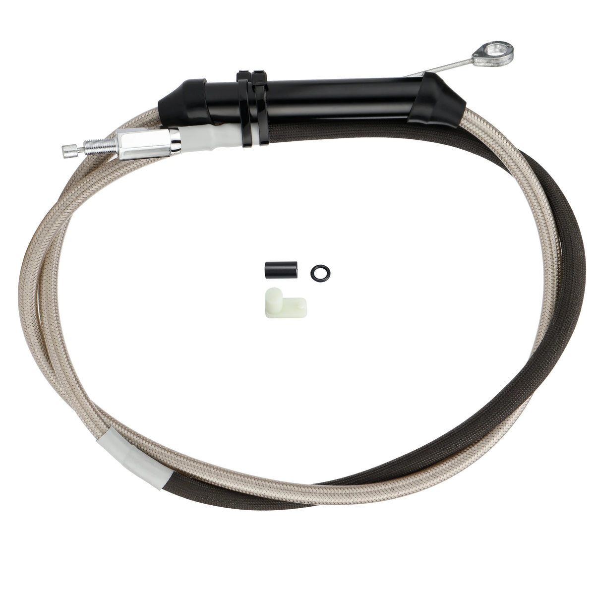 Câble d'Embrayage Rallongé Chromé - Harley-Davidson Touring, Softail et Dyna 1987-2006 (5 vitesses) – photo 1/22