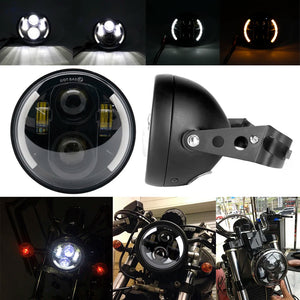 Phare LED 5,75 pouces pour Harley Sportster Iron 883 - vue 1
