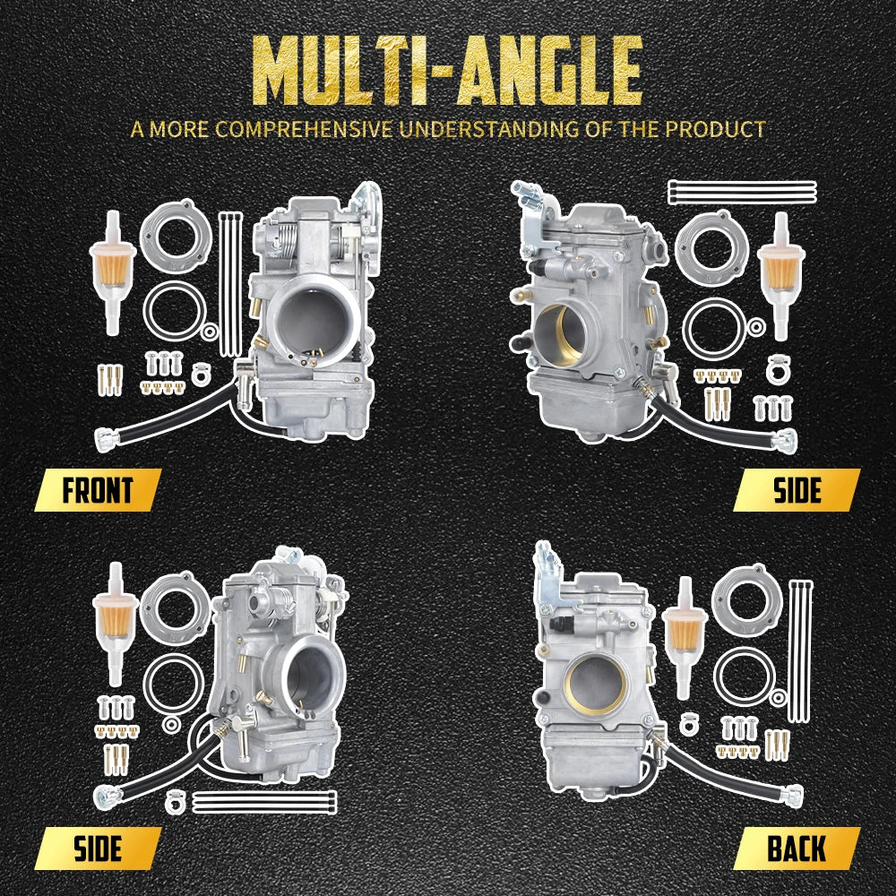 Carburateur 42mm/45mm HSR - Harley-Davidson Twin Cam, Evolution, Dyna, Touring – photo 3/8
