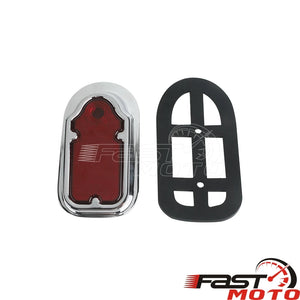 Feu arrière LED métallique style tombstone pour moto Harley-Davidson Softail - vue 2