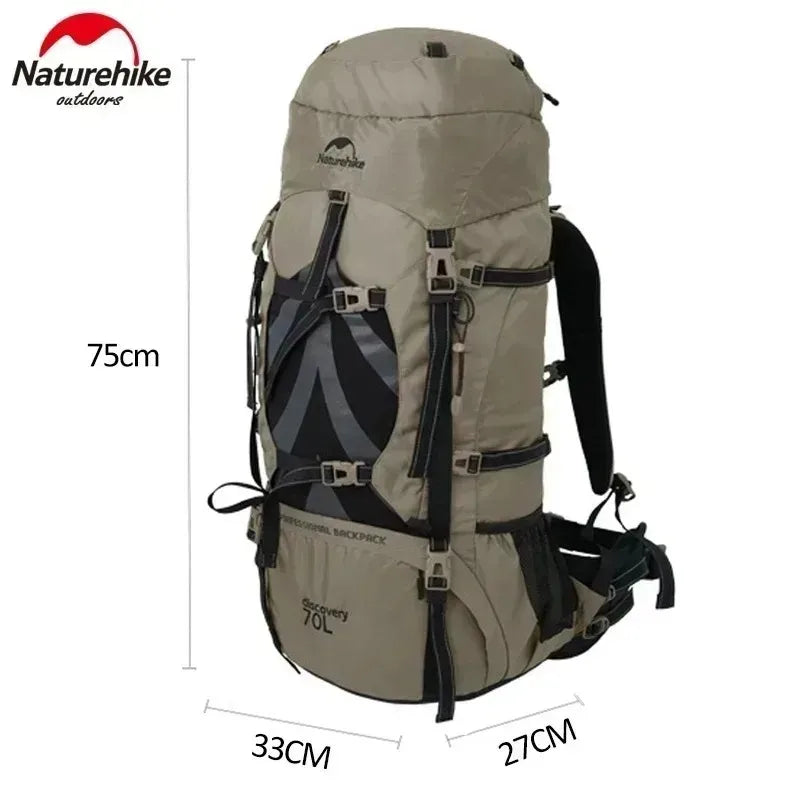 Sac à dos de trekking Naturehike noir 70 litres - vue 8