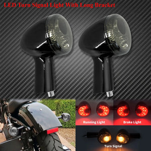 Clignotants arrière LED avec feu stop et veilleuse pour Harley-Davidson Sportster XL 883, 1200, Iron, Roadster, Super Low 1992-2022 – photo 11/12
