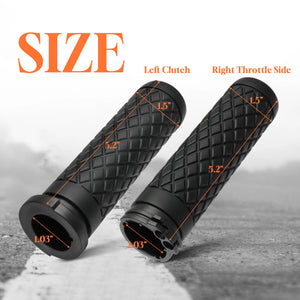 Poignées de Guidon Silicone 1 pouce (Accélérateur à Câble) - Harley-Davidson Touring, Dyna, Softail et Sportster – photo 3/6