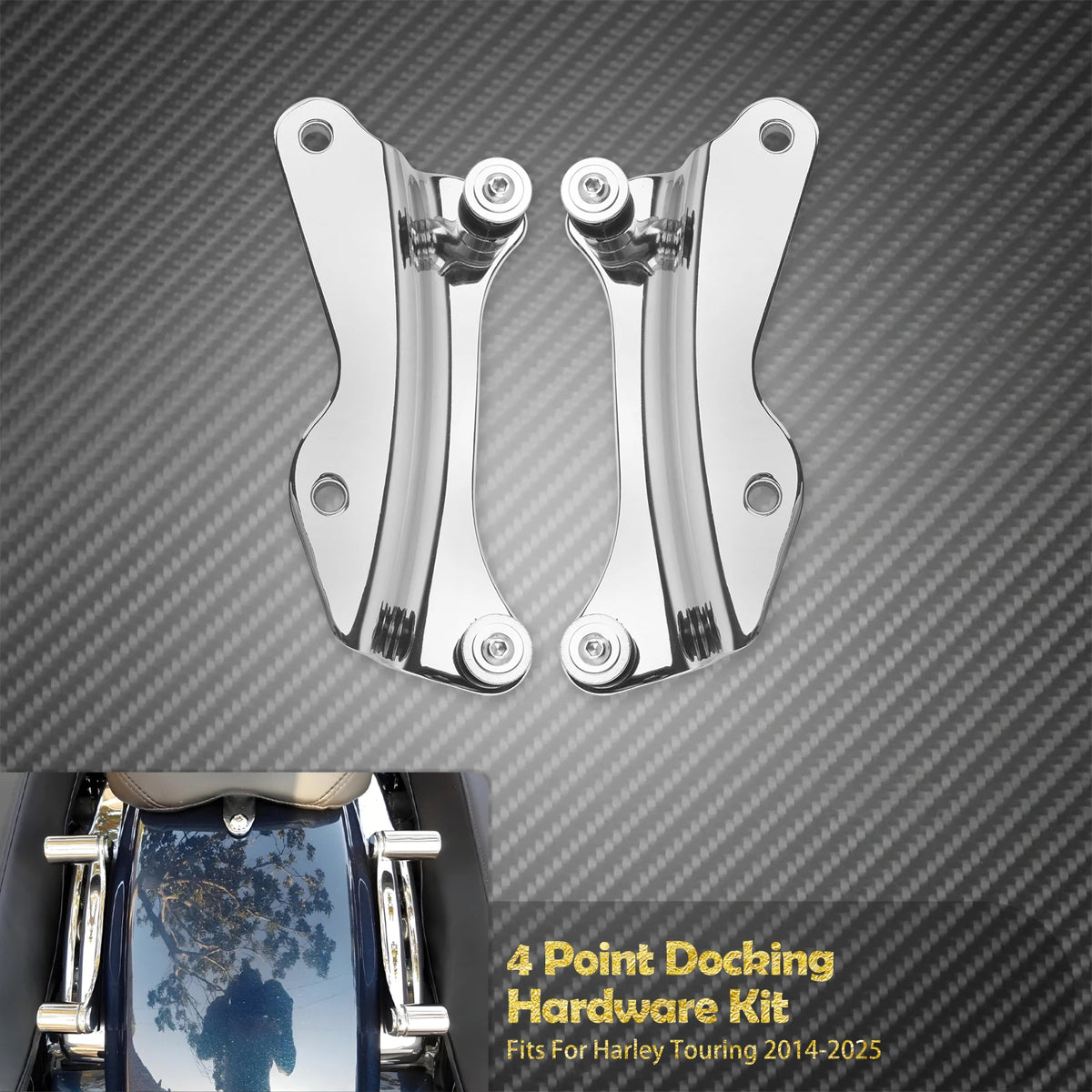 Poignées de Guidon 1'' (25mm) - Harley-Davidson Sportster, Dyna, Softail, Touring – photo 8/8