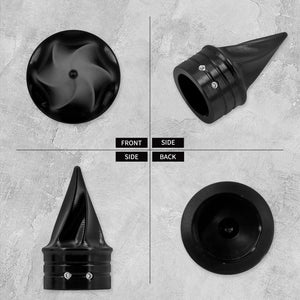 Caches d'écrou d'axe avant (lot de 2) - Harley Softail, Dyna, Touring, Sportster XL 1200, 883, Iron, Road King, VRSC – photo 2/8