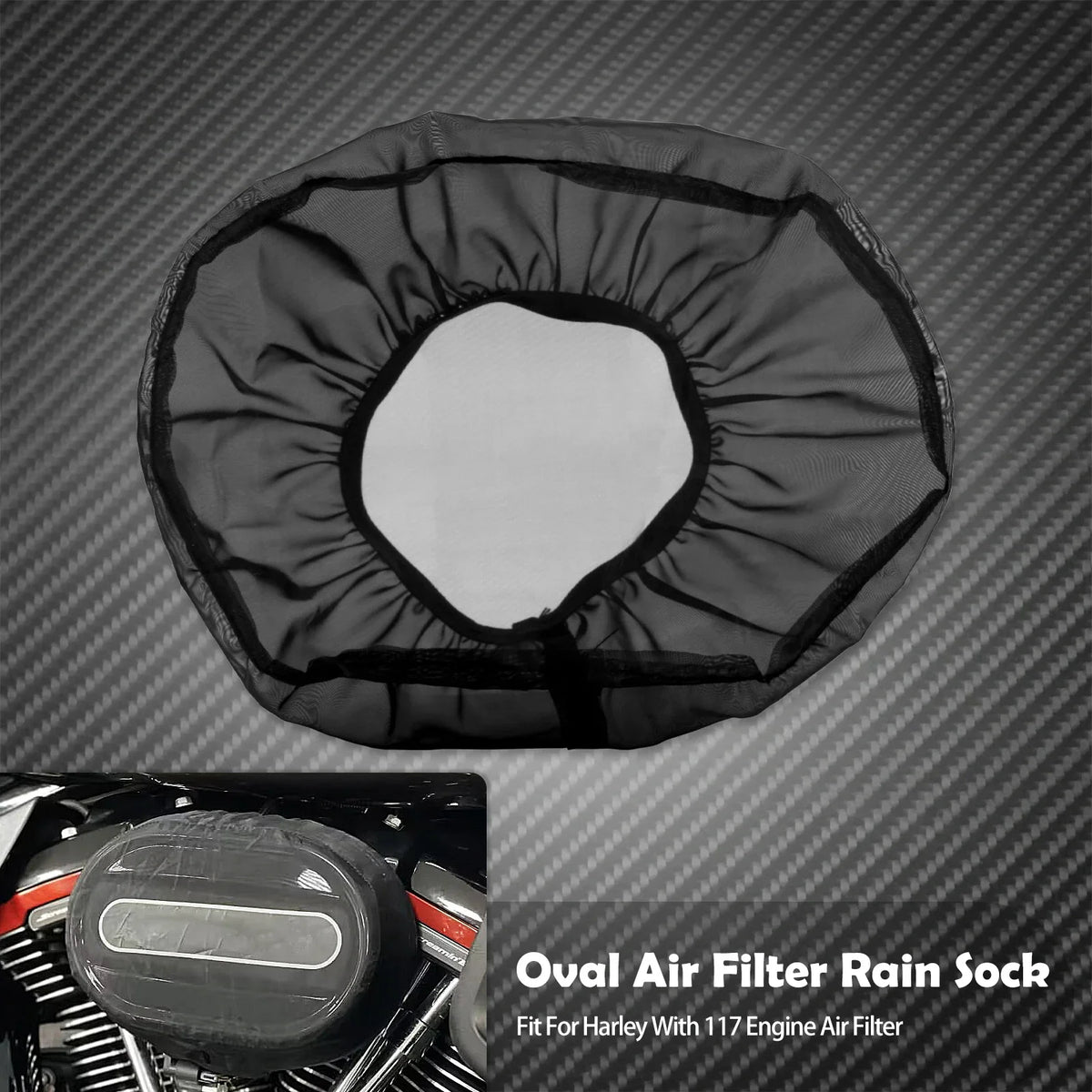 Housse de Protection Imperméable pour Filtre à Air (Rain Sock) - Harley-Davidson (Tous Modèles, selon Filtre 114/117) – photo 11/13