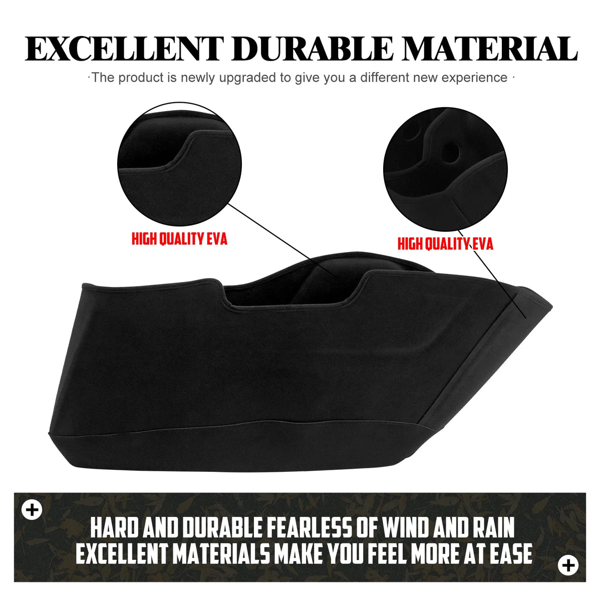 Doublures de sacoches en feutrine noire pour Harley-Davidson Touring - vue 3
