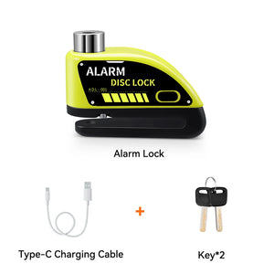 Bloque-disque moto Extractme avec alarme 120 dB rechargeable - vue 13