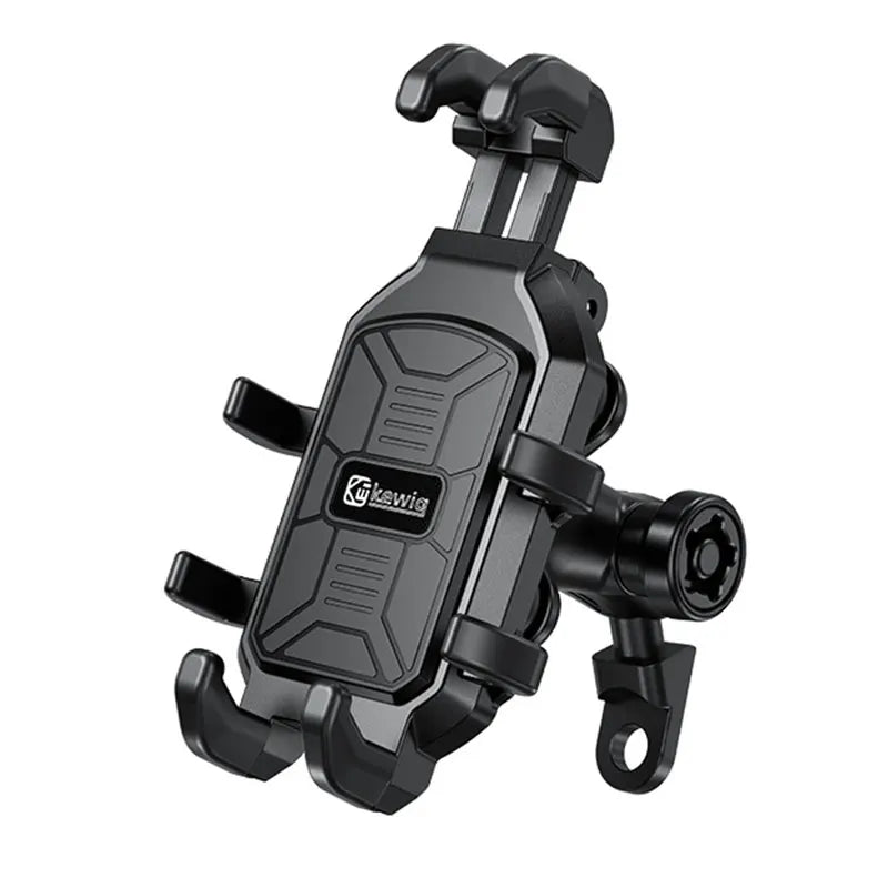 Support téléphone moto anti-vibration – fixation guidon ou rétroviseur pour navigation GPS - vue 6