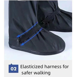Couvre-chaussures réutilisables imperméables moto - vue 6